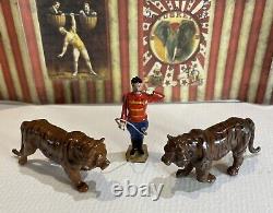 Vintage 1/32 Scale Hollow Cast Lead Circus Figures Britains Timpo Charbens
