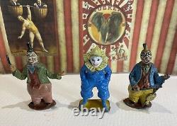 Vintage 1/32 Scale Hollow Cast Lead Circus Figures Britains Timpo Charbens
