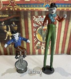 Vintage 1/32 Scale Hollow Cast Lead Circus Figures Britains Timpo Charbens