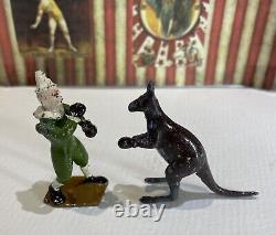 Vintage 1/32 Scale Hollow Cast Lead Circus Figures Britains Timpo Charbens