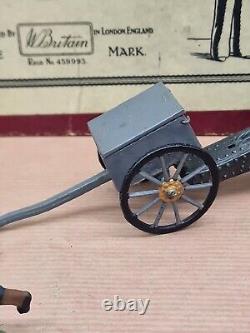 Vintage BRITAINS Set No. 79 1/32 metal ROYAL NAVY Blue Jackets Landing Party