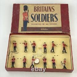 Vintage Boxed Britains 27 Regiment Of Nations Line Infantry Band Review Order