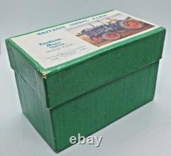 Vintage Boxed Britains No. 128F Lead Fordson Major Tractor Model Rubber Tyres