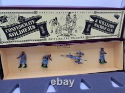 Vintage Boxed Britains Union Soldiers & Gatling Gun Toy Soldiers 8884