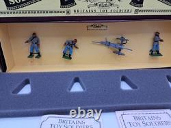 Vintage Boxed Britains Union Soldiers & Gatling Gun Toy Soldiers 8884