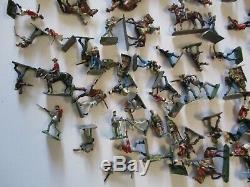 Vintage Britain And Union S Africa Toy Soldier Metal Sculpture Collection Lot