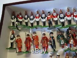 Vintage Britain And Union S Africa Toy Soldier Metal Sculpture Collection Lot