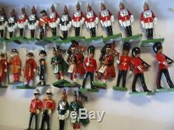 Vintage Britain And Union S Africa Toy Soldier Metal Sculpture Collection Lot