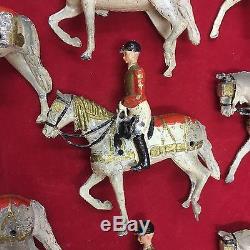 Vintage Britain's 8 X Lead Royal State Coronation Coach Horses 4 With Riders