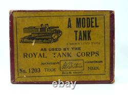 Vintage Britains 1203 Carden Loyd Type Tank Royal Tank Corps #1203