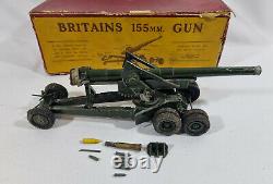 Vintage Britains 155mm Gun, Patent No. 617492, Boxed, Collectable