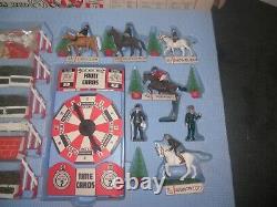 Vintage Britains 7580 Arena Show Jumping Game Original Box Complete Blue