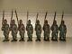 Vintage Britains 8 French Line Infantry Marching At The Slope