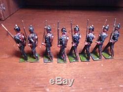 Vintage Britains 8 Prussians Marching at the Slope RARE DEPOSE