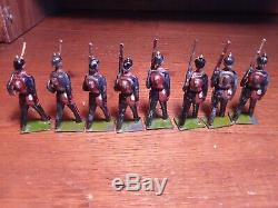 Vintage Britains 8 Prussians Marching at the Slope RARE DEPOSE