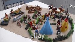 Vintage Britains American Indians & Traders Figures Bundle Joblot