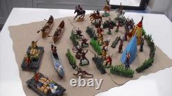 Vintage Britains American Indians & Traders Figures Bundle Joblot