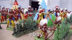 Vintage Britains American Indians & Traders Figures Bundle Joblot