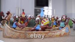 Vintage Britains American Indians & Traders Figures Bundle Joblot