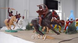 Vintage Britains American Indians & Traders Figures Bundle Joblot