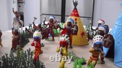 Vintage Britains American Indians & Traders Figures Bundle Joblot