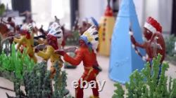 Vintage Britains American Indians & Traders Figures Bundle Joblot