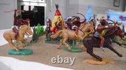 Vintage Britains American Indians & Traders Figures Bundle Joblot