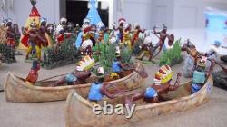 Vintage Britains American Indians & Traders Figures Bundle Joblot