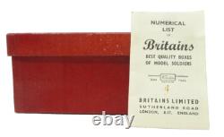 Vintage Britains Army Lorry Four Wheeled Round Nose Boxed Set #1334