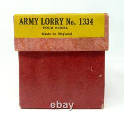 Vintage Britains Army Lorry Four Wheeled Round Nose Boxed Set #1334