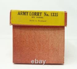 Vintage Britains Army Lorry Four Wheeled Round Nose Boxed Set #1334