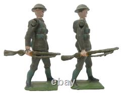 Vintage Britains British Infantry At The Trail Boxed Set 195