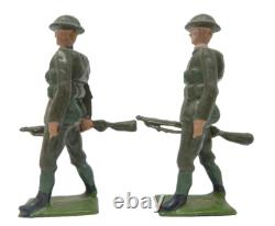 Vintage Britains British Infantry At The Trail Boxed Set 195