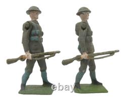 Vintage Britains British Infantry At The Trail Boxed Set 195
