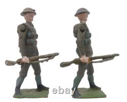 Vintage Britains British Infantry At The Trail Boxed Set 195
