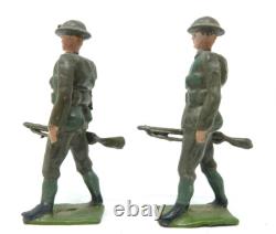 Vintage Britains British Infantry At The Trail Boxed Set 195