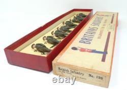 Vintage Britains British Infantry At The Trail Boxed Set 195