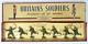 Vintage Britains British Infantry In Action With Gas Masks Boxed Set 1613