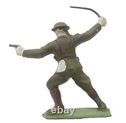 Vintage Britains British Infantry In Action With Gas Masks Boxed Set 1613