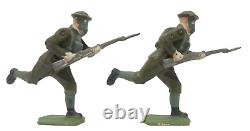 Vintage Britains British Infantry In Action With Gas Masks Boxed Set 1613