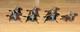 Vintage Britains Confederate Cavalry 1 Officer And 6 Riflemen