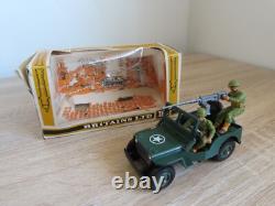 Vintage Britains Deetail #9786 US Jeep Vehicle (Boxed) 54mm 132 Toy Soldiers