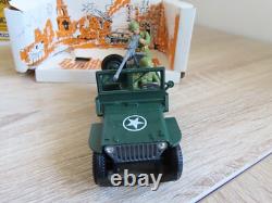 Vintage Britains Deetail #9786 US Jeep Vehicle (Boxed) 54mm 132 Toy Soldiers