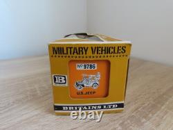 Vintage Britains Deetail #9786 US Jeep Vehicle (Boxed) 54mm 132 Toy Soldiers