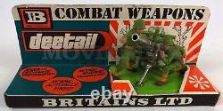 Vintage Britains Deetail Combat Weapons WWII American Mortar Team Shop Display