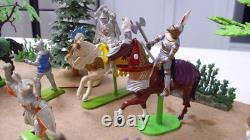 Vintage Britains Deetail Knights & Saracens Job Lot