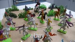 Vintage Britains Deetail Knights & Saracens Job Lot