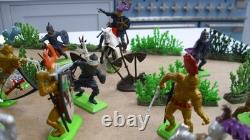 Vintage Britains Deetail Knights & Saracens Job Lot