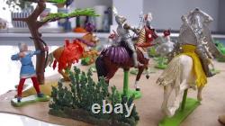 Vintage Britains Deetail Knights & Saracens Job Lot