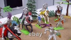 Vintage Britains Deetail Knights & Saracens Job Lot